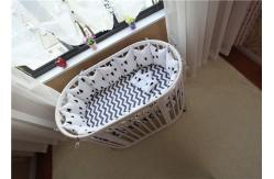 China Real Simple Solid Baby Crib Bedding Sets Bed Reducer With Logo Customized supplier