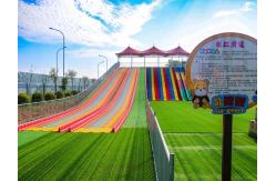China Playground Outdoor Rides Rainbow Slides For Kids' Playground supplier