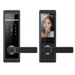 QL-S810Max Smart Door Lock With Face Fingerprint Palm Recognition Card Key Code APP For Home for sale