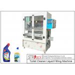 High Accuracy Automatic Liquid Filling Machine Vertical High Tech Filler For Bleach / Acid for sale
