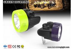 China Prevent Blackout Emergency Coal Mining Lights , Coal Miner Hard Hat Light Lightweight supplier