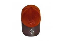China Private Label 3d Embroidered Baseball Cap PU Brim Polyester Material supplier