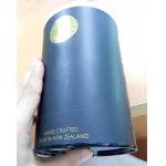Black Printed Custom Paper Tube , Large Carboard Composite Can Packaging for sale