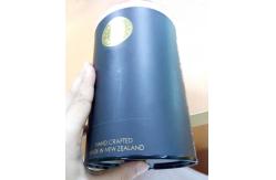 China Black Printed Custom Paper Tube , Large Carboard Composite Can Packaging supplier