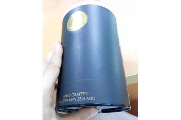 Black Printed Custom Paper Tube , Large Carboard Composite Can Packaging