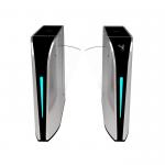 BLDC Brushless Motor Flap Barrier Gate Turnstile Acrylic Barrier Baffle Barcode Scanner for sale