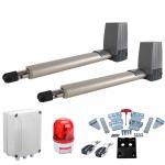 Stop Block Automatic Swing Gate Operator Wifi Control Solar Kit