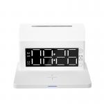 N65 Alarm Clock Colorful Led Lamp 3 In 1 Wireless Charger Stand And Desk Lamp For Iphone for sale
