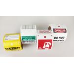 Protective Plastic Safety Tag Custom Design for Safety Measures for sale