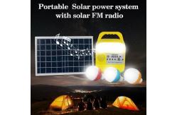 China 3W*3PCS Cabin Shed Garage Solar Lights Solar Lantern With Radio supplier
