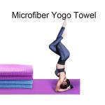 ODM purple Non Slip Hot Microfiber Yoga Towel With Grips