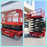 OEM ODM Aerial Platform Lift Red Color Scissor Lifter 12m for sale