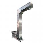 Conveying Dehydrated Vegetables Quartz Sand Z-shaped Dumping Conveyor for sale
