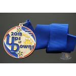 Potter Running Metal Award Medals With Smooth Or Sandblasted Back Customized Shape