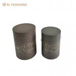 Portable Cylindrical Paper Packaging Tubes Recyclable Cardboard Canister Packaging for sale
