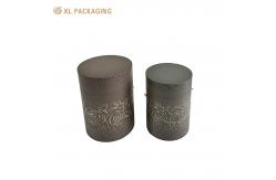China Portable Cylindrical Paper Packaging Tubes Recyclable Cardboard Canister Packaging supplier