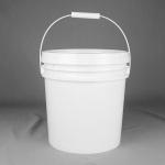 20L Food Grade 5 Gallon Plastic Buckets With Handle And Lid Plastic Pail for sale
