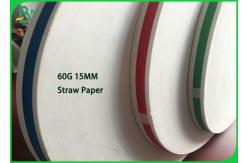 China 100% Pure Pulp Kraft Paper Compostable 60gsm Straw Paper With Custom Service supplier