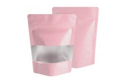 China Dried Fruit Peanut Nuts Pine Snacks Stand Up k Bags With Clear Window supplier
