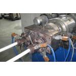 Single Screw PP / PE Plastic Twin Pipe Extrusion Machine high speed for sale