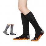 Antibacterial Graphene Film Electric Heated Socks Usb Charging Winter Thermal for sale
