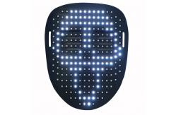 China USB Rechargeable Smart LED Face Mask With 25 Glowy Faces And 25 Animations supplier