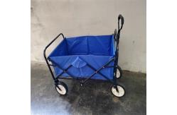 China Metal Folding Beach Wagon Utility 600D Fabric Collapsible Wagon For Groceries supplier