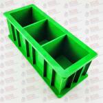 Plastic Cube Mould 100 Mm 3 Gangs Concrete Testing Equipment for sale