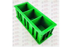 China Plastic Cube Mould 100 Mm 3 Gangs Concrete Testing Equipment supplier