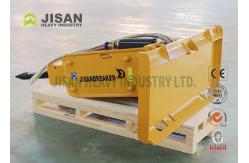China Yellow Compact Excavator Hammer Attachment 6 Height 2000Lbs Carrier Weight supplier