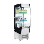 Ventilated Cooling Open Air Display Cooler 180L open deck display fridge Grab & Go Display Refrigerator for sale