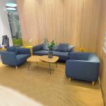 Office Sofa Manufacturers Fabric Executive Corner Office Visitor Sofa for sale