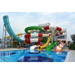 ODM Amusement Aqua Water Park Swim Pool Kid Rides Fiberglass Slide for sale
