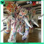 China Large Colorful Inflatable Elephant / Outdoor Advertising Balloon For Big Event manufacturer
