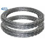 Hot Dipped 7KG Concertina Barbed Wire 12 Inch Razor Galvanized BTO CBT for sale
