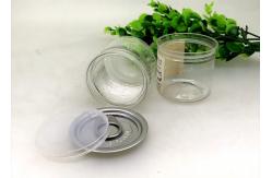 China 80ml Small Easy Open Clear Pet Jars For Preserved Fruit Packaging 53x53mm supplier