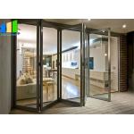 Soundproof Sliding Exterior Commercial Glass Folding Door For Balcony for sale