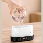 HOMEFISH 230ML Aromatherapy Ultrasonic Flame Aroma Diffuser With Warm Light