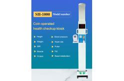 China 10.2 Inch Coin Operated Height And Weight Scales Body Fat Composition Machine supplier