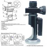 10x Eyepiece Handheld Metallurgical Optical Microscope 20x Measuring Reading Microscope for sale