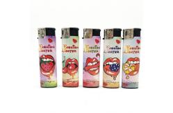 China Electronic Disposable Gas Lighter With Five Colors Refillable supplier