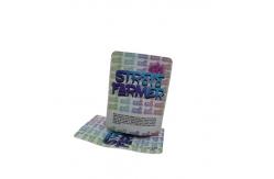 China Customized Mylar weed Bags Odor Resistant With Zipper Resealable supplier