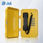 VOIP/SIP Hazardous Area Telephones , Heavy Duty Weatherproof Telephone with black curly cord for sale