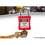 25mm Hardened Short Steel Shackle Colourful Safety Lockout Padlocks for sale