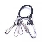Anti Rust Wire Rope Lanyard Plastic Coated SS Wire Safety Slings Cable Assembly for sale