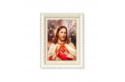 China PS OR MDF Frame 3D Lenticular Printing Service / Religion Picture supplier