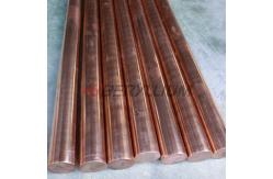 China UNS C15000 Zirconium Copper Rods For Resistance Welding Electrodes / Switches supplier
