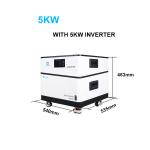 Energy Storage Lithium Battery Home Inverter On Off Grid System for sale