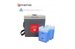 China 1.6L CDC Approved Vaccine Transport Cooler Box With Coolant Packs supplier