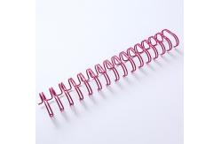 China 3/4 Inch Electroplated Double Loop Binding Consumable For Paper Documents supplier